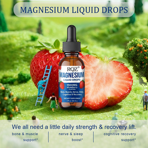 大人用マグネシウム経口液滴剤 1500mg - ストロベリー風味 骨/筋肉/神経サポート 60ml 工場大量供給 - Product Image 3