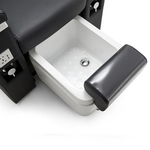 Nuevo Mobiliario para Salón de Uñas, Sillas de Pedicura de Lujo con Plataforma Blanca, Silla de Masaje para Manicura y Pedicura con Spa para Pies - Product Image 4