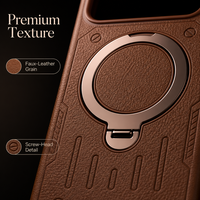 Coque de téléphone robuste antichoc pour iPhone 17 Air 18 16 15 avec anneau support métallique à 360 degrés anti-rayures et fine