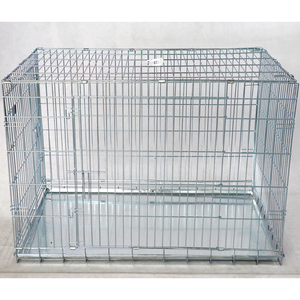 Sıcak satış dayanıklı dayanıklı xl köpek kulübesi tel katlanabilir toz demİr tel kapali köpek kafesi evi pet muhafaza hayvanlar için kafes - Product Image 1