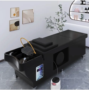 Precio al por mayor multifunción salón lavado de pelo cama respaldo elevador eléctrico masaje tailandés champú cama y pedicura agua - Product Image 2