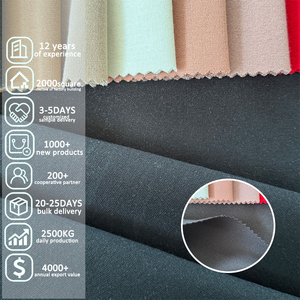 Tela Suave y Resistente para Primavera/Otoño, Peso Medio, Tejido <span class=keywords><strong>de</strong></span> <span class=keywords><strong>Punto</strong></span> Ponte <span class=keywords><strong>Roma</strong></span> <span class=keywords><strong>de</strong></span> Nailon, Rayón y Spandex para Prendas <span class=keywords><strong>de</strong></span> Hombre/<span class=keywords><strong>Mujer</strong></span> - Product Image 2