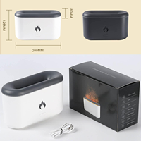 Humidificateur à ultrasons Offre Spéciale désodorisant électrique 3d arôme de feu parfum parfum personnalisé diffuseur de flamme d'huile essentielle