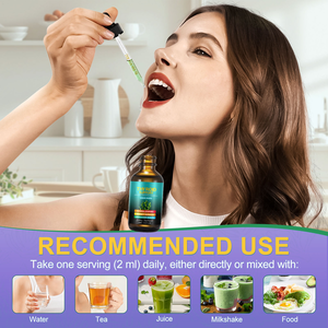 Nouvelles gouttes liquides minérales pour la thyroïde végétaliennes avec Ashwagandha pour le soutien immunitaire et la santé antioxydante, complément alimentaire pour adultes - Product Image 2