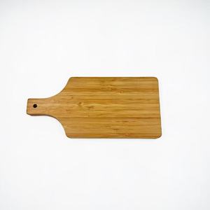 Bamboo <b>Cheese</b> <b>Knife</b> And Fork <b>Set</b> Double Sided Portable For Home Use With Wooden Board - Product Image 2