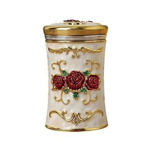 Creative European Style <b>Plastic</b> Toothpick Box with Rose Design for Restaurant Hotel KTV Living Room Coffee <b>Table</b>-Zhejiang Origin - Product Image 5
