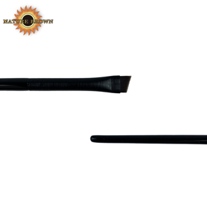 Vente chaude haut de gamme manche en bois Eyeliner brosse crayon à sourcils Application <span class=keywords><strong>Ultra</strong></span>-Fine Angle plat brosse à sourcils - Product Image 5