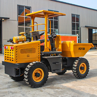 Mini-dumper chinois 4x4 FCY20 à vendre – Camion benne de chantier, machine de terrassement, homologué CE