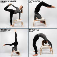 Banc d'aide pour le Headstand de Yoga, Outil auxiliaire multifonction personnalisé, Chaise de Yoga Iyengar, Tabouret de Yoga pour Headstand