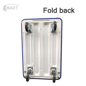 बूट गोदाम ट्रॉली मिनी मैनुअल पैलेट पोर्टेबल ले जाने वाली सामग्री फ्लैट पोर्टेबल ट्रॉली - Product Image 2