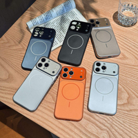 Accesorios Magnéticos de Vidrio para Teléfono, Compatibles con iPhone 18, 17, 16, 15, 14, 13, 12, 11, Carga Inalámbrica, Funda Protectora Anti-rayones
