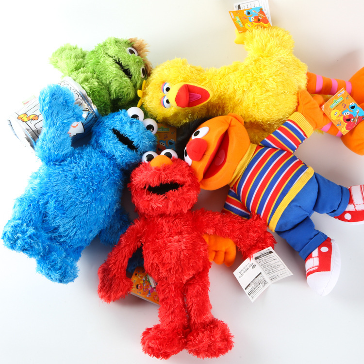 Sesames Street Elmo juguetes muñeco suave de peluche rojo Animal juguetes de peluche regalos de peluche para niños Sesam Street Aimo dibujos animados juguete de Navidad