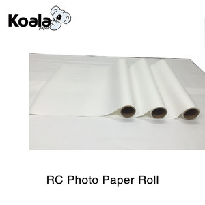 Nhà cung cấp Trung Quốc 260G RC thô mượt/mềm mượt/vết giấy ảnh cuộn cho lớn fomart in ấn - Product Image 2