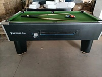Table de billard à monnayeur en MDF, tailles 7FT et 8FT, avec différents tapis de billard, prix direct usine, nouvelle arrivée, en vente