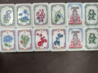 Tuiles de mahjong en acrylique blanc personnalisées avec motif Guanyin, ensemble cadeau premium de 160 pièces, tables de mahjong américaines et échecs