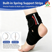 Prix usine Orthèse de cheville à ressort pour fasciite plantaire et soulagement de la douleur au pied, stabilisateur de compression du tendon d'Achille, dispositif d'aide à la mobilité