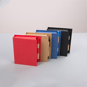 Porte-notes autocollantes avec logo personnalisé avec stylo à bille et règle en plastique - Product Image 2