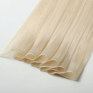 วิกผมมนุษย์แบบบางอัจฉริยะที่มองไม่เห็นผม Extension100g สีบลอนด์หนังแท้แบบผูกติดกับหนังกำพร้าแบบใหม่ - Product Image 5