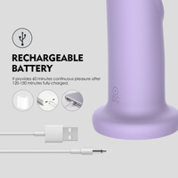 WINYI WY0800 RENEE 360° Rotierender Dildo-Vibrator für Frauen Wasserdichter Weicher Silikon G-Punkt-Massagegerät USB-Aufladbares Sexspielzeug