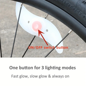 Lampe à rayons LED pour roue de bicyclette, colorée, étanche, pour l'équilibre des pneus de bicyclette. - Product Image 5