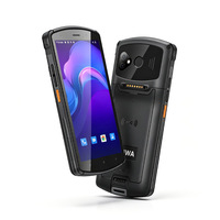 Smartphone PDA portable UNIWA V7S avec écran de 5,7 pouces, lecteur d'empreintes digitales et de codes-barres, système d'exploitation personnalisé