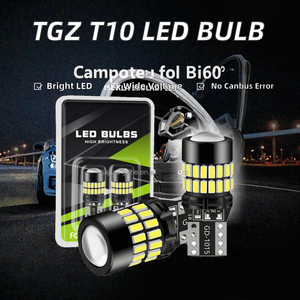 หลอดไฟ LED Tuguangzhe TGZ 12-60V T10 34SMD โปรเจคเตอร์เลนส์ ไฟตำแหน่ง ไฟประตู ไฟป้ายทะเบียน 194 168 กระแสคงที่ Canbus - Product Image 2