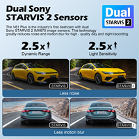 Mini caméra embarquée Wifi 4K avant et arrière 1080P, enregistreur vidéo de conduite, GPS, DVR de voiture, vision nocturne, écran IPS 2,0 pouces