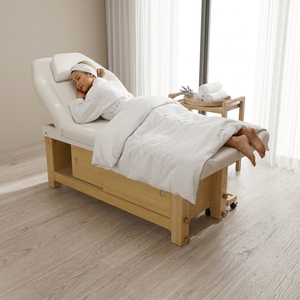 <span class=keywords><strong>Bali</strong></span> Moderne 106 # Table De Massage Du Visage En Bois Massif Confortable En Cuir Synthétique pour Hôtel Spa Salons Maison <span class=keywords><strong>Salon</strong></span> Traitements - Product Image 2