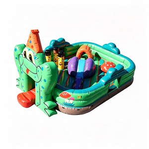 Trampoline <span class=keywords><strong>gonflable</strong></span> pour enfants sur le thème de la <span class=keywords><strong>grenouille</strong></span> et du tigre, avec tissu PVC imperméable, château <span class=keywords><strong>gonflable</strong></span> pour les sports de plein air - Product Image 1