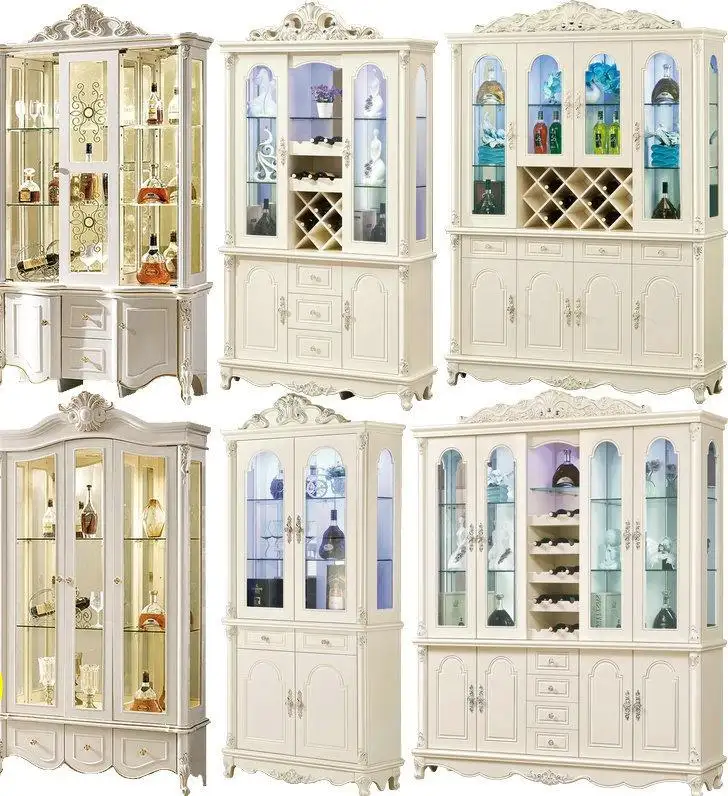 Wholesale Price Cheap wine cabinet with glass doors modern living room luxury wine cabinet