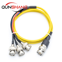 Trois lignes de connexion coaxiales BNC et à faible bruit TRX TRB mâle à trois * lignes d'adaptateur BNC mâle