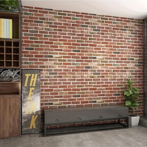 10 pezzi di pannelli murali 3D con motivo a mattoni, in schiuma impermeabile grigio calcareo autoadesiva, per camere <span class=keywords><strong>da</strong></span> letto, bagni - Product Image 1