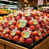 Autocollant en vinyle imperméable personnalisé de haute qualité, autocollant pour fruits en PVC, résistant à la chaleur, adhésif puissant, respirant