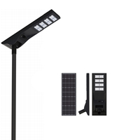Farola Solar Todo en Uno de Aluminio con Autolimpieza, IP65, AC, para Carreteras, Nuevo Diseño