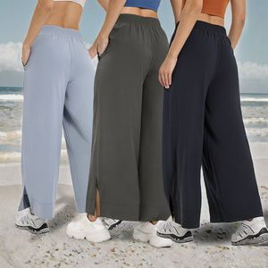 Pantalones Deportivos de Alta Calidad para Mujer, con Cintura Elástica, Cordón Ajustable, Bolsillos Grandes, Pierna Ancha, Cintura Media - DSS074 - Product Image 2