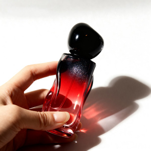 Factory Price Irregular Perfume Glass <b>Bottle</b> Empty Pump Sprayer Crimp 50ml Perfume <b>Bottle</b> with Paper Box - Product Image 3