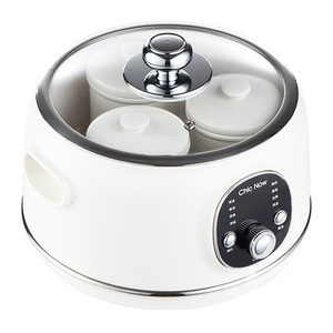 Tasses bicolores électriques 300W <span class=keywords><strong>Mijoteuse</strong></span> 1.8L 0.35L Capacités Multifonction LCD Céramique Cuisine Ménage 270*270*200mm Verre 3C - Product Image 1