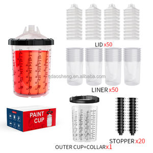 Système <span class=keywords><strong>de</strong></span> gobelet <span class=keywords><strong>de</strong></span> préparation <span class=keywords><strong>de</strong></span> peinture pour pistolet à peinture, idéal pour <span class=keywords><strong>la</strong></span> réparation et <span class=keywords><strong>la</strong></span> finition - Product Image 5