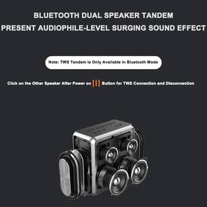 Xdobo KingMax 140w yüksek güç hattı dizi açık taşınabilir hoparlör ev sineması subwoofer ile Loud Karaoke mikrofon - Product Image 6