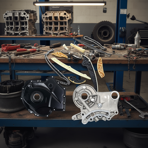 Kit catena di distribuzione con coperchio motore per VW Jetta GTI Audi A4 Q5 TT 2.0L 06H109467N - Product Image 2