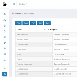 Sistema de software de gestión de documentos de alta gama - Product Image 1