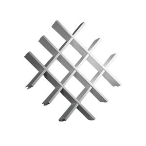 <strong>T</strong> <strong>Bar</strong> <strong>Suspended</strong> Aluminum Open Cell <strong>Grid</strong> <strong>Ceiling</strong> Aluminum Grille <strong>Ceiling</strong> - Product Image 5