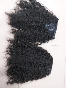 Perruques Lace Frontal pour femmes, cheveux humains bouclés profonds, style Jerry Curly, noir naturel - Product Image 4