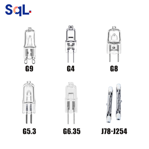 Usine En Gros Réglable Blanc Ampoules À Incandescence Tensions 6V 12V <span class=keywords><strong>24V</strong></span> 120V 220V G9 <span class=keywords><strong>G4</strong></span> G8 G5.3 G6.35 Lampe Halogène - Product Image 1
