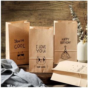 Sac en papier kraft enduit, résistant à l'huile, pour emballage de gâteaux, toasts et pains, idéal pour la restauration rapide et les plats à emporter – Vente en gros, prix bas, personnalisable - Product Image 3