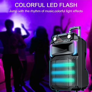 Altavoces Karaoke Bluetooth Cornetas en Oferta, Bocina Amplificada de 12 Pulgadas, Altavoz Bluetooth para Fiestas con Subwoofer y Caja de Sonido - Product Image 1