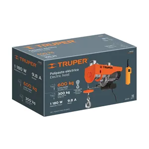 Truper paranco elettrico a catena 600 kg capacità 1 unità in una scatola - Product Image 3