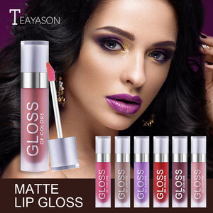Teayason Dropshipping Lipgloss Matte Liquid Lipstick <span class=keywords><strong>Base</strong></span> Bulk vendita calda di alta qualità Velvet Liquid Matte Lipstick - Product Image 2