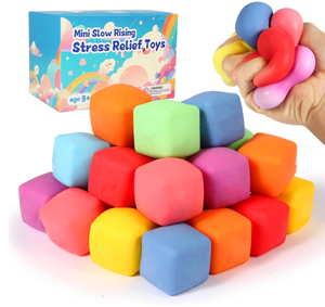 Cubo Elástico Antiestrés de Goma Suave, Bola Antiestrés para Mayores de 14 Años, Uso en el Aula y Fiestas, Marca Y&L - Product Image 1