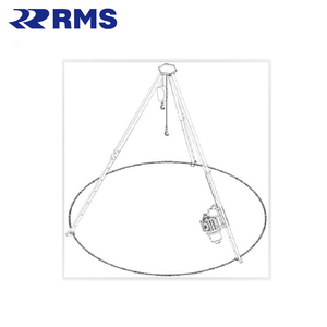 Trépied pour le sauvetage dans les espaces fermés avec rapport d'essai, ligne de vie autobloquante et harnais de sécurité - Product Image 4